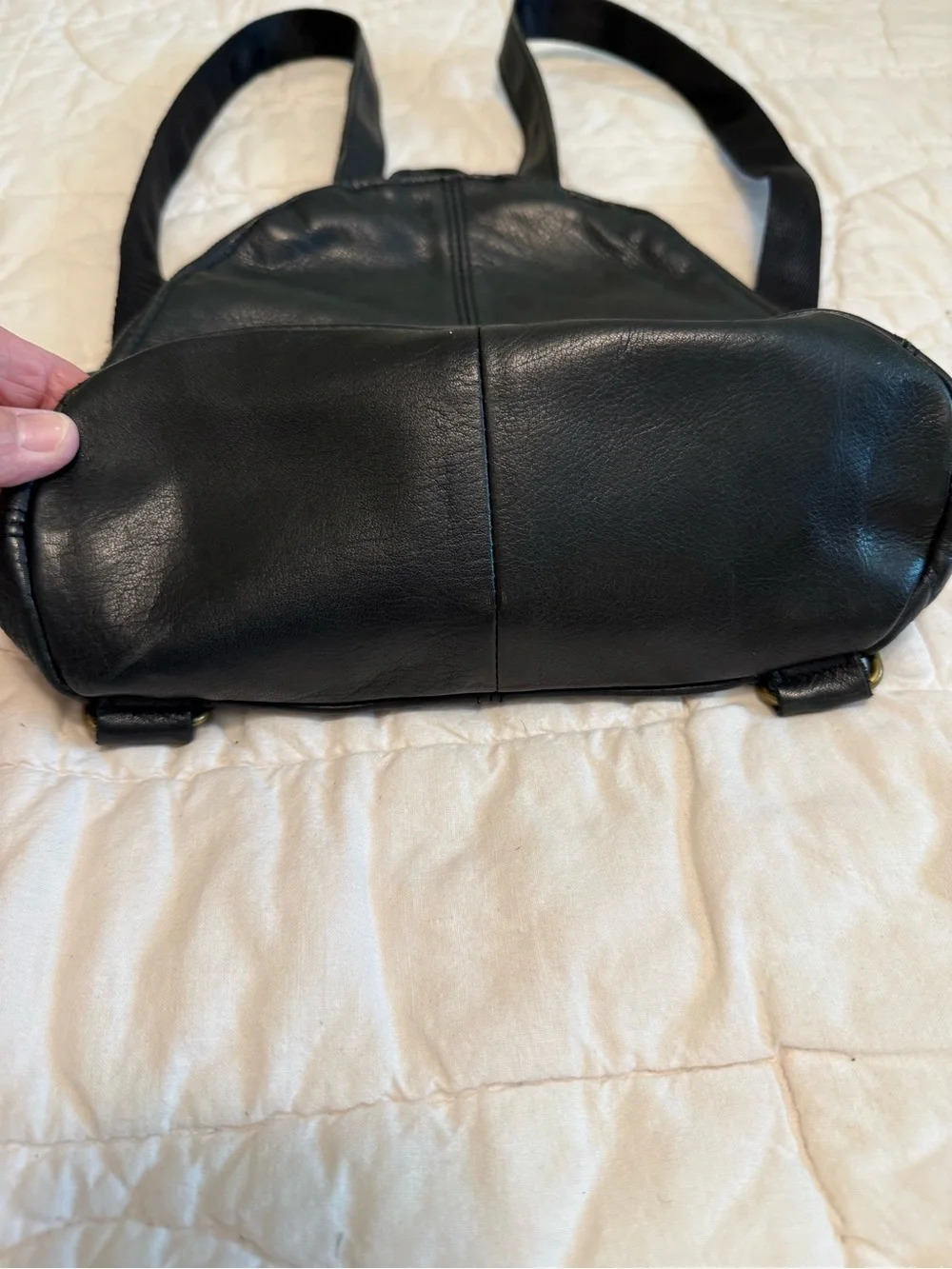 American Leather Black Mini Backpack - Classic Everyday Carry